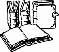 Image result for Open Book Clip Art Black and White