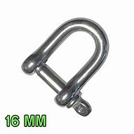Image result for Double D Stainless Steel 16Mm Double Swivel Shackle
