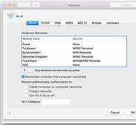 Image result for Wi-Fi Settings On Mac