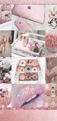 Image result for Girly Wallpaper Pink and Gold