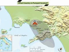 Image result for Location of Pompeii Italy