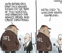 Image result for Funny NFL Draft Cartoon