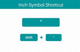 Image result for Inch Symbol Type in Computer