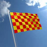 Image result for Red and Yellow Checkered Flag