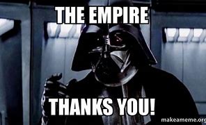 Image result for Thanks Star Wars Meme