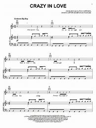 Image result for Crazy in Love Beyonce Chords