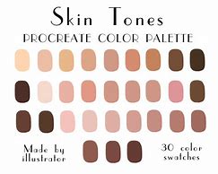 Image result for Skin Tone Color Palette