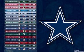 Image result for Dallas Cowboys Schedule 2018