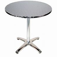 Image result for Round Stainless Steel Table