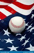 Image result for American Flag with Baseball Logo