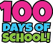 Image result for 100 Days of School PNG