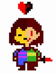 Image result for Frisk Undertale Pixel Art