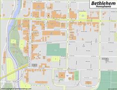 Image result for Bethlehem PA City Map