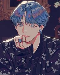 Image result for Tae Hyung BTS Anime Drawing