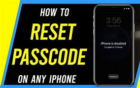 Image result for Enter Passcode to Reset