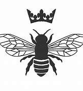 Image result for Beyonce Bee with a Crown SVG