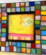 Image result for Stained Glass Mirror Frames