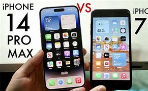 Image result for iPhone 7 Plus versus 14 Pro Max