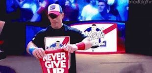 Image result for John Cena Never Give Up Logo Black and White