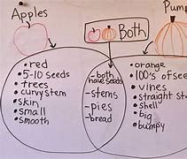 Image result for Pumpkin and Apple Venn Diagram