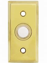 Image result for Brass Doorbell Button