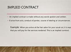 Image result for Implied Contract