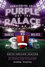Image result for Homecoming Game Posters
