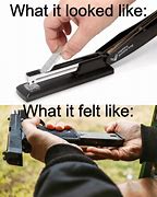 Image result for Throwing Stapler Meme