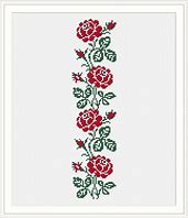 Image result for Rose Border Cross Stitch