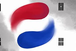 Image result for South Korea Flag with Border