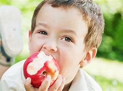 Image result for Boy Eating Apple