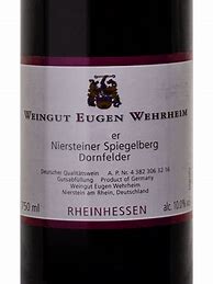 Image result for Eugen Wehrheim Niersteiner Paterberg Scheurebe Kabinett
