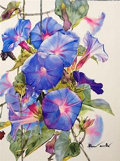 Kitipong Maksin 23x31 | Flower art, Floral art, Watercolor art