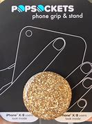 Image result for Gold Glitter Popsocket