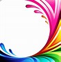 Image result for White Background with Rainbow Border