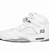 Image result for Jordan 5s White