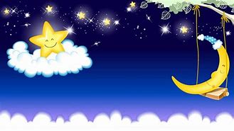 Image result for Moon and Stars Wallpaper Baby