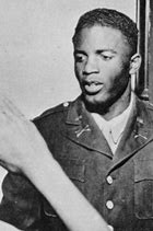 Image result for Jackie Robinson in Army