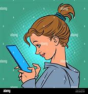 Image result for Cartoon Reading Phone