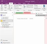 Image result for OneNote 2016 Section Template