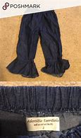Image result for Denim Ruffle Pants