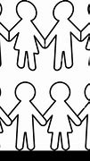 Image result for Paper Doll Chain Clip Art