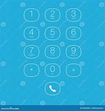 Image result for Phone with Keypad Outline