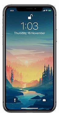 Image result for iPhone X Wallpaper Outline