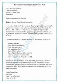 Image result for Cover Letter for Student Visa Application