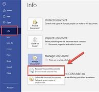 Image result for Retrieve Word Document Not Saved