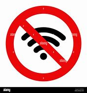 Image result for No WiFi Sign