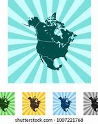 Image result for Map of North America for Kids