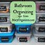 Image result for Small Bathroom Organization Ideas