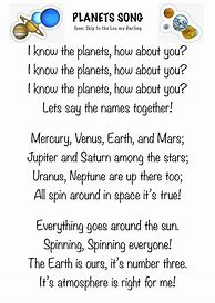 Image result for Songs About Space Preschool